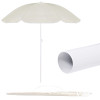 Zahradní slunečník 145 cm SPRINGOS CLASSIC BU0024 světle béžový
