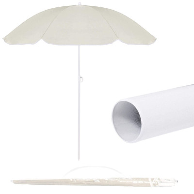 Zahradní slunečník 145 cm SPRINGOS CLASSIC BU0024 světle béžový