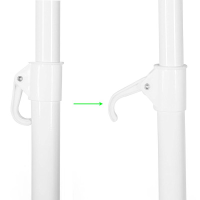 Zahradní slunečník 140 cm SPRINGOS VIVA BU0025 zelený