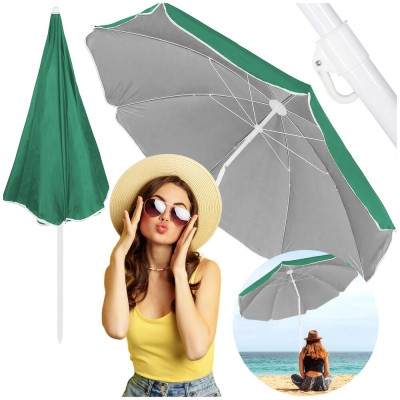 Zahradní slunečník 140 cm SPRINGOS VIVA BU0025 zelený