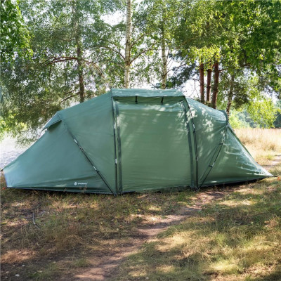 Turistický stan pro 4 osoby SPRINGOS MONTEVERA zelený