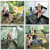 Turistický stan pro 4 osoby SPRINGOS MONTEVERA zelený