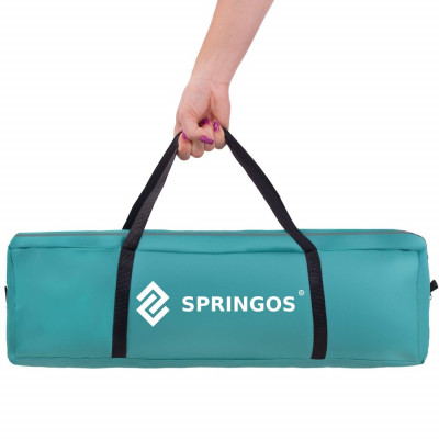 Turistický stan pro 3 osoby SPRINGOS IGLO šedo-modrý