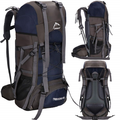 Trekový batoh 90l SPRINGOS SUMMIT CS0130 šedý