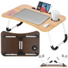 Stolek na notebook SPRINGOS HUB HA4011 hnědý