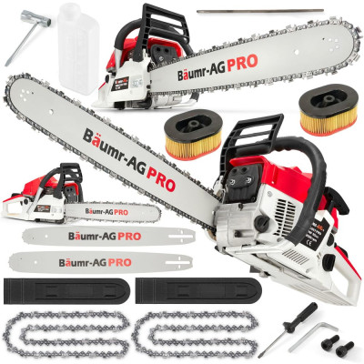 Motorová řetězová pila BAUMR-AG PRO 650 + příslušenství