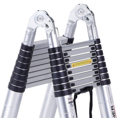 Teleskopický žebřík štafle 440 cm + taška HIGHER TL2-7 PRO