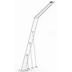 Střešní výtah s elektrickým navijákem 12,50 m DRABEST WT-12 PRO