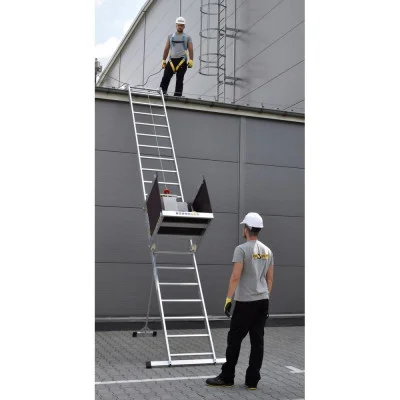 Stavební výtah s vozíkem 12,5 m DRABEST WT-12-ST PRO