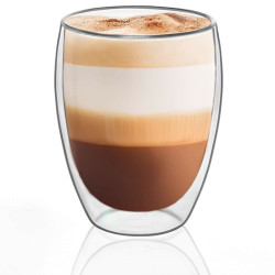 Sklenice na kávu 350 ml SPRINGOS LATTE