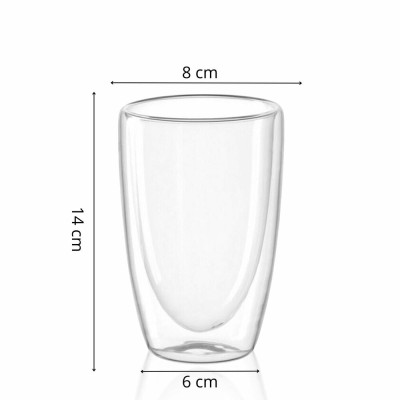 Sklenice na kávu 450 ml SPRINGOS TAZZA