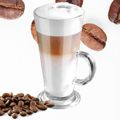 Sklenice na kávu 280 ml SPRINGOS MOKA sada 6 ks