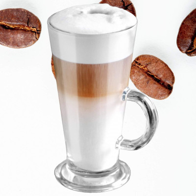 Sklenice na kávu 280 ml SPRINGOS MOKA sada 6 ks
