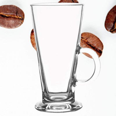 Sklenice na kávu 280 ml SPRINGOS MOKA sada 6 ks