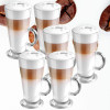 Sklenice na kávu 280 ml SPRINGOS MOKA sada 6 ks