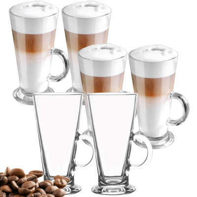 Sklenice na kávu 280 ml SPRINGOS MOKA sada 6 ks