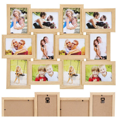 Fotorámeček na 12 fotek 61x46 cm SPRINGOS PANORAMA PF0032 černý