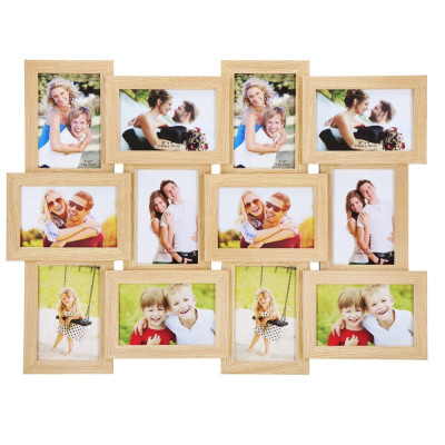 Fotorámeček na 12 fotek 61x46 cm SPRINGOS PANORAMA PF0032 černý