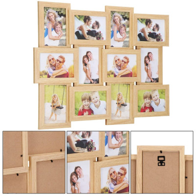Fotorámeček na 12 fotek 61x46 cm SPRINGOS PANORAMA PF0032 černý