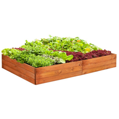 Vyvýšený záhon 240x84 cm dřevěný SPRINGOS GB0005
