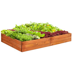 Vyvýšený záhon 240x84 cm dřevěný SPRINGOS GB0005