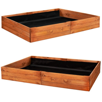 Vyvýšený záhon 240x84 cm dřevěný SPRINGOS GB0005