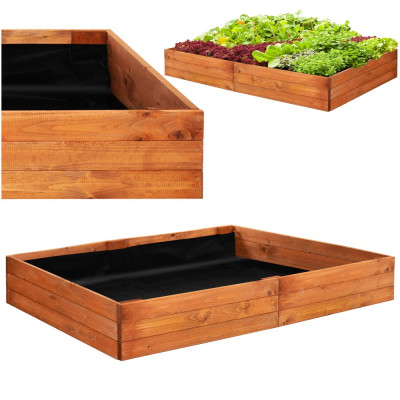 Vyvýšený záhon 240x84 cm dřevěný SPRINGOS GB0005