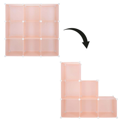 Dětská modulární skříň SPRINGOS CUBBIE barevná