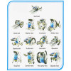 Solární robot 13v1 SPRINGOS WALKER KG0030