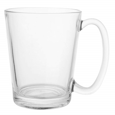 Skleněný hrnek na kávu 300 ml SPRINGOS ROZO sada 6 ks