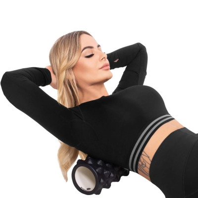 Masážní válec SPRINGOS MYOVA ROLLER černý