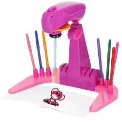 Kreslící projektor 32 šablon + příslušenství SPRINGOS KG0031