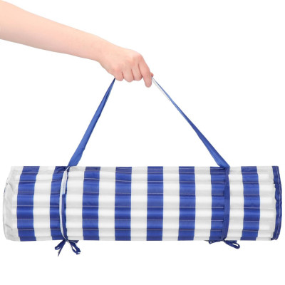 Plážová podložka 180x60 cm SPRINGOS PM0020 modro-bílá