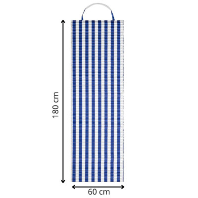 Plážová podložka 180x60 cm SPRINGOS PM0020 modro-bílá