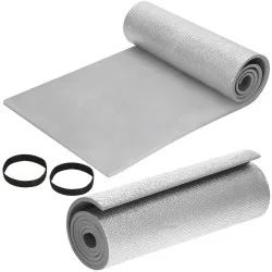 Hliníková karimatka 180x50 cm SPRINGOS SOLARIS šedá