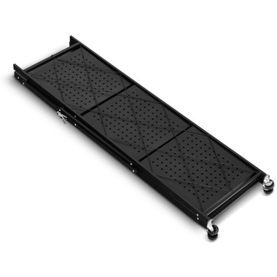 Kovový regál 70x35x126 cm 4 police lakovaný mobilní HIGHER CJ01-04