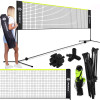 Síť na badminton 400x200 cm se sloupky SPRINGOS KG0036