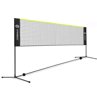 Síť na badminton 400x200 cm se sloupky SPRINGOS KG0036