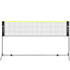 Síť na badminton 400x200 cm se sloupky SPRINGOS KG0036