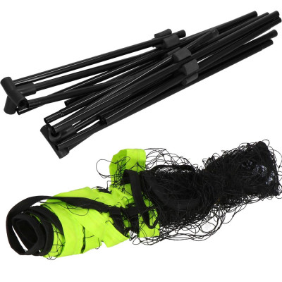 Síť na badminton 400x200 cm se sloupky SPRINGOS KG0036