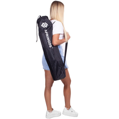 Síť na badminton 400x200 cm se sloupky SPRINGOS KG0036