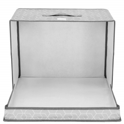 Úložný box 40x30x25 cm SPRINGOS HA0163 šedý