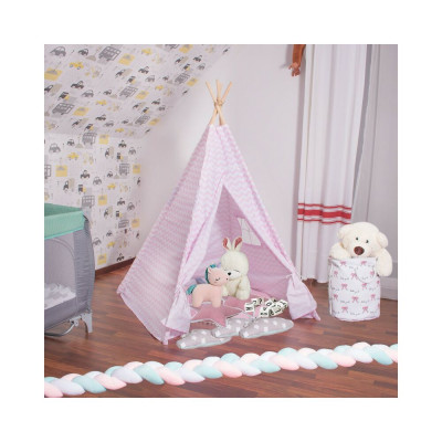 Teepee stan pro děti SPRINGOS TEPE19 růžový