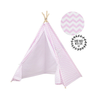 Teepee stan pro děti SPRINGOS TEPE19 růžový