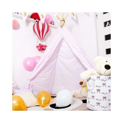 Teepee stan pro děti SPRINGOS TEPE19 růžový