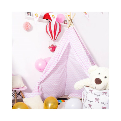 Teepee stan pro děti SPRINGOS TEPE19 růžový