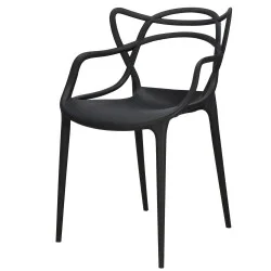 Designová židle SPRINGOS MATRIX černá