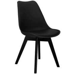 Designová židle SPRINGOS VERDE DC0021 černá