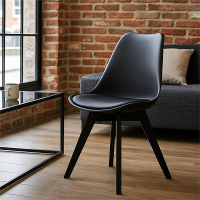 Designová židle SPRINGOS VERDE DC0021 černá