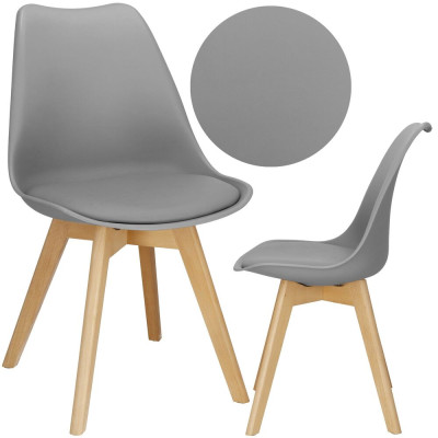 Designová židle SPRINGOS VERDE DC0017 šedá